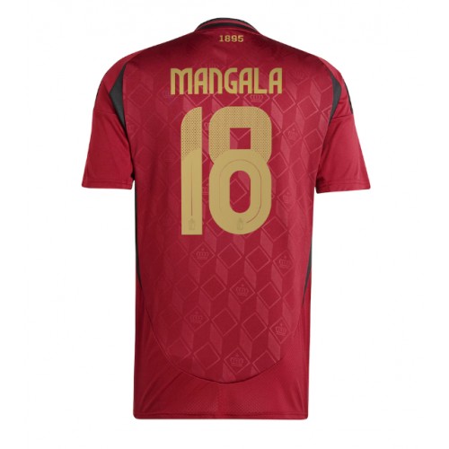 Pánský Fotbalový dres Belgie Orel Mangala #18 ME 2024 Domácí Krátký Rukáv